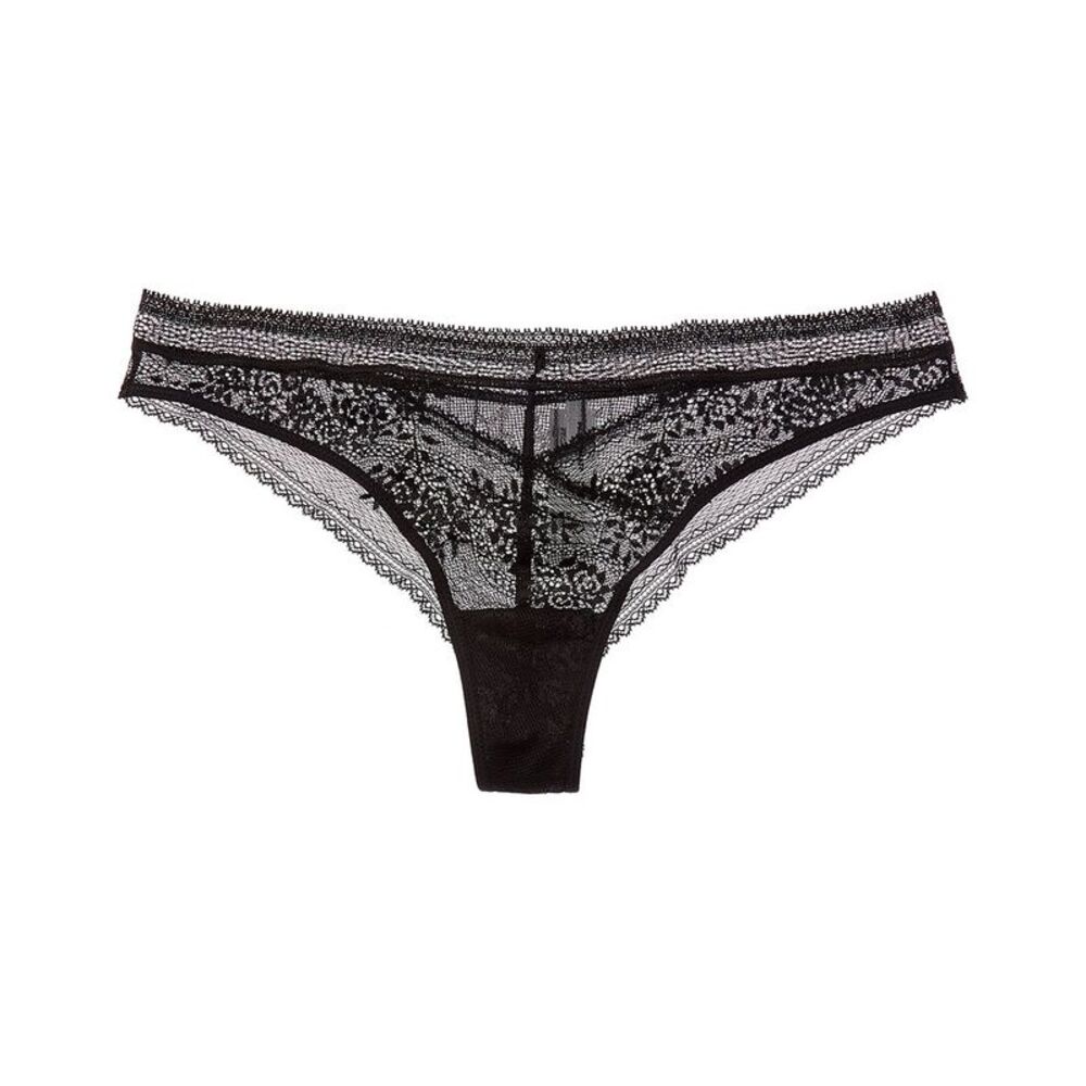 Passionata Womens  Maddie Lace Tanga, Black